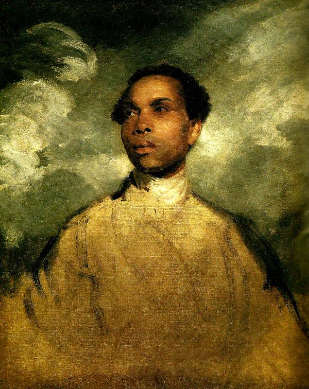 Sir Joshua Reynolds a young black oil painting image